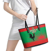 UNITA Angola Leather Tote Bag Party Flag Style