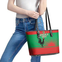 UNITA Angola Leather Tote Bag Party Flag Style