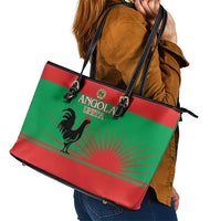 UNITA Angola Leather Tote Bag Party Flag Style