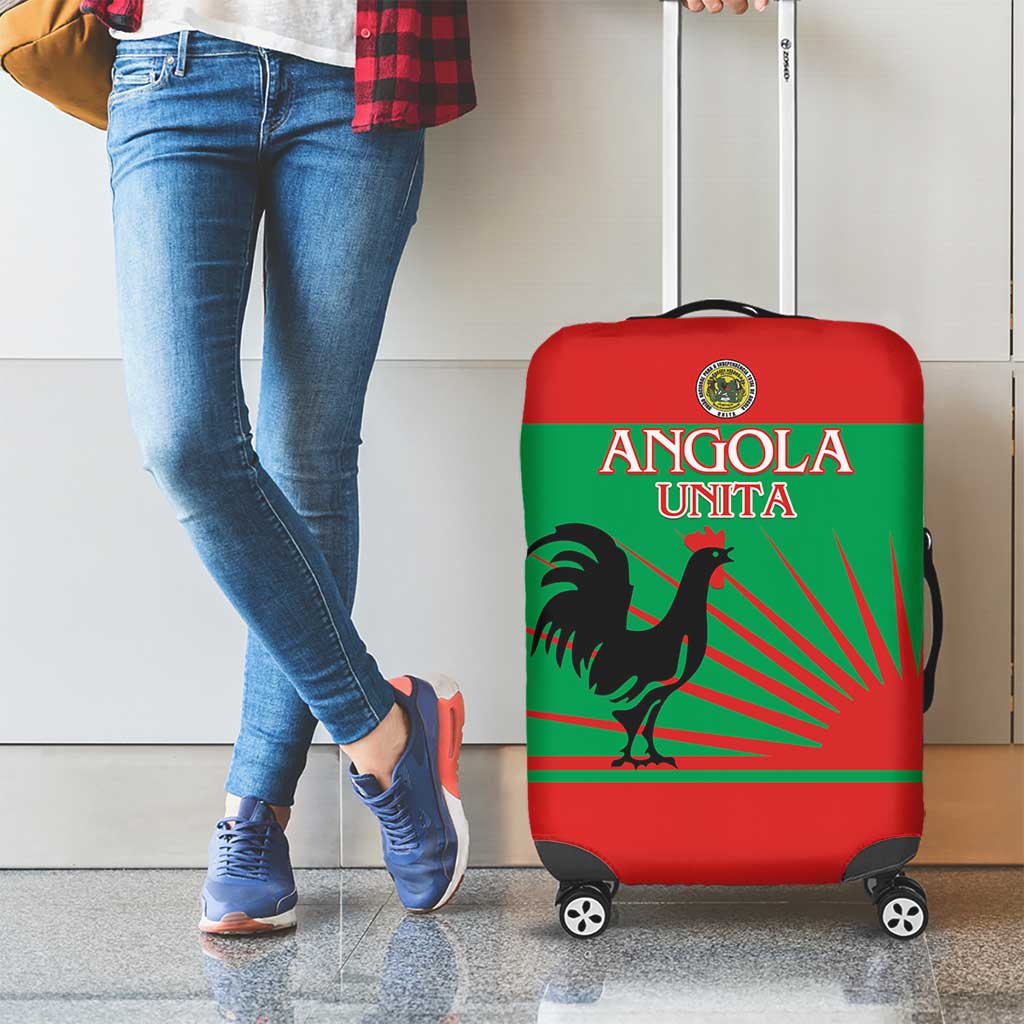 UNITA Angola Luggage Cover Party Flag Style