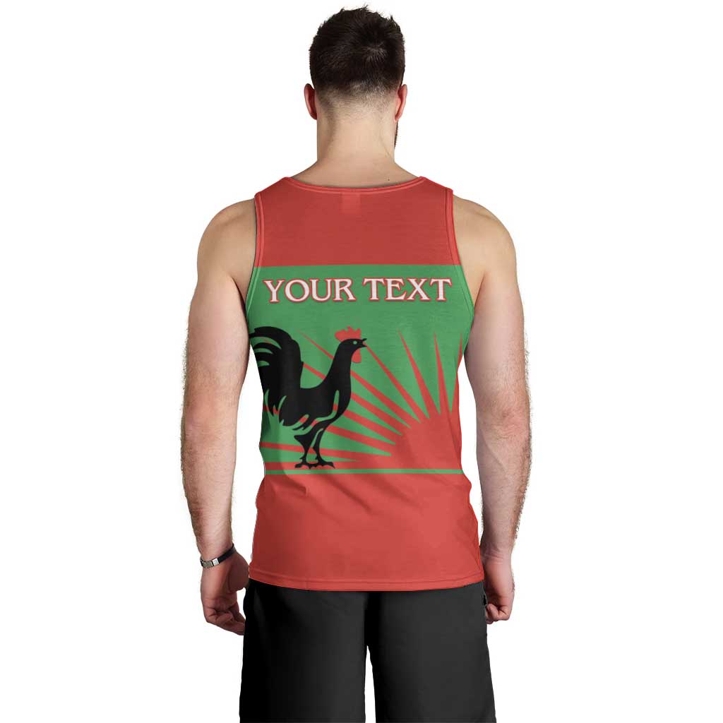 Personalised UNITA Angola Men Tank Top Party Flag Style