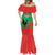 Personalised UNITA Angola Mermaid Dress Party Flag Style