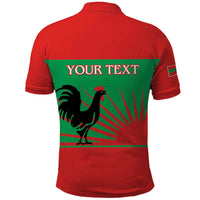 Personalised UNITA Angola Polo Shirt Party Flag Style