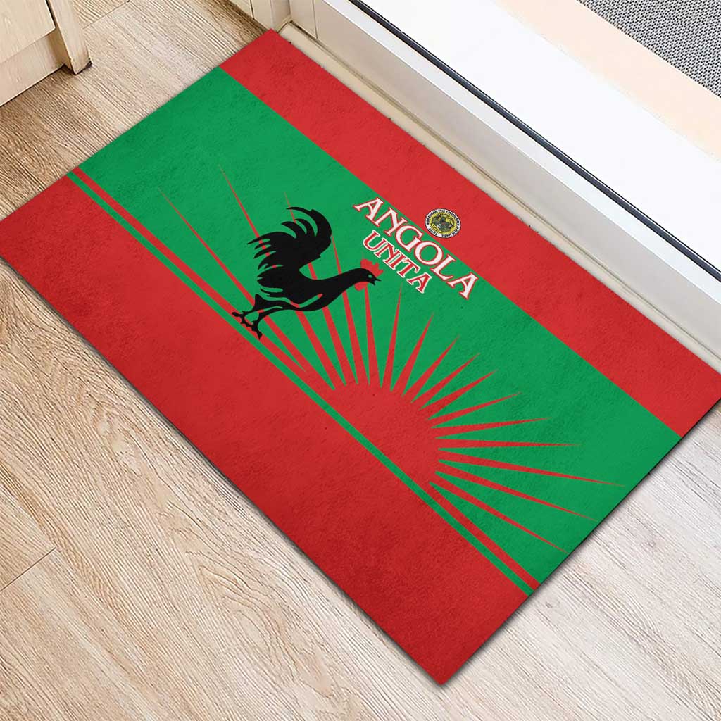 UNITA Angola Rubber Doormat Party Flag Style
