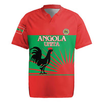 Personalised UNITA Angola Rugby Jersey Party Flag Style