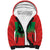 Personalised UNITA Angola Sherpa Hoodie Party Flag Style