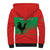 Personalised UNITA Angola Sherpa Hoodie Party Flag Style