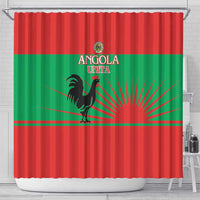 UNITA Angola Shower Curtain Party Flag Style