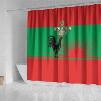 UNITA Angola Shower Curtain Party Flag Style