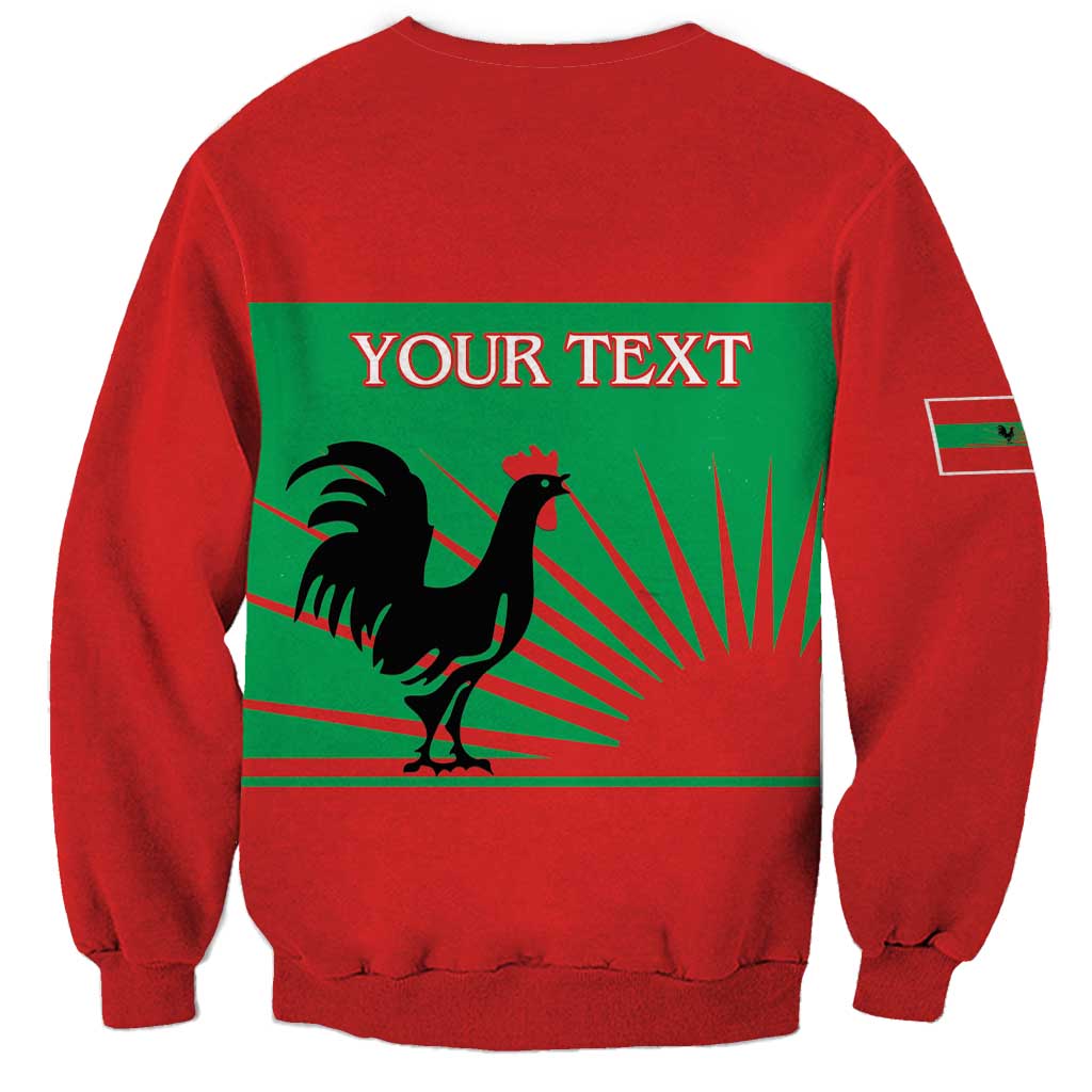 Personalised UNITA Angola Sweatshirt Party Flag Style