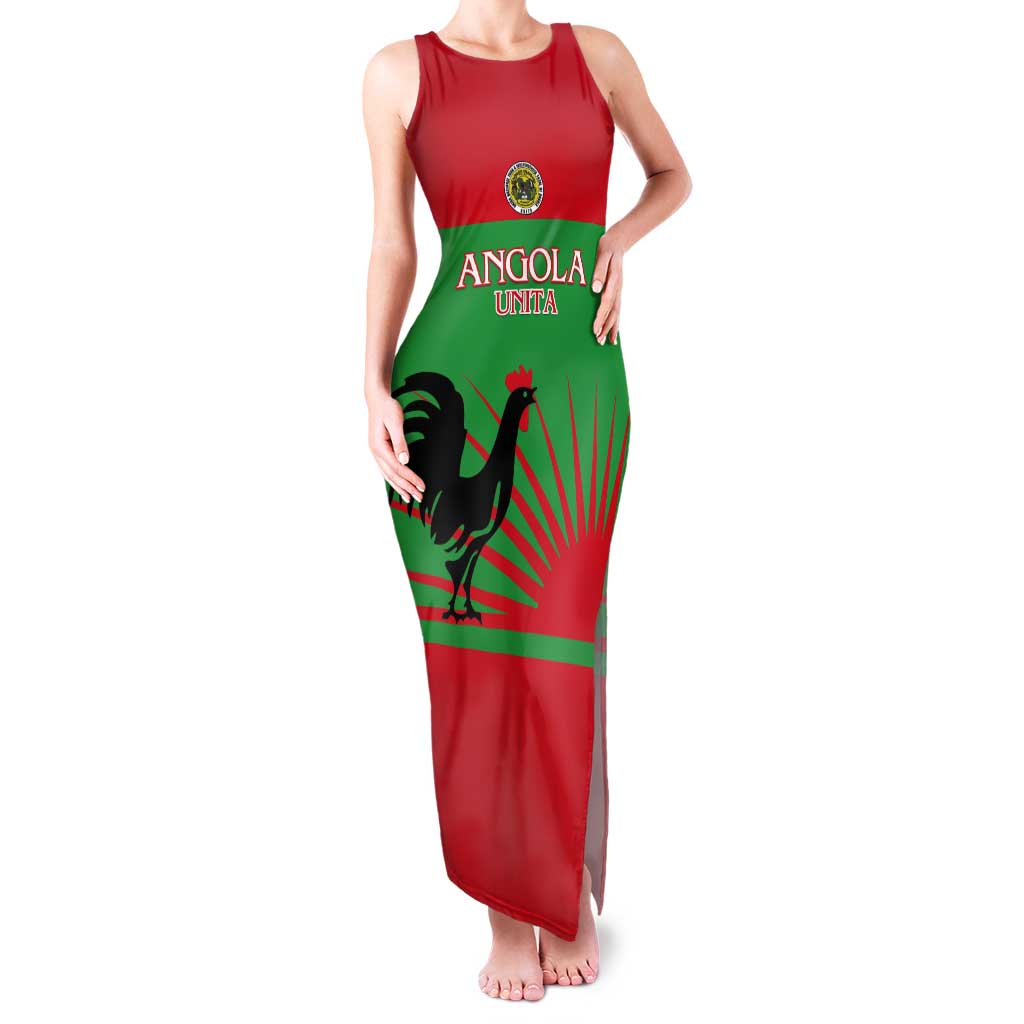 Personalised UNITA Angola Tank Maxi Dress Party Flag Style