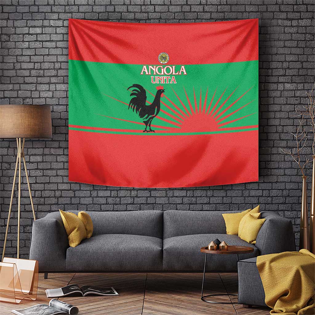 UNITA Angola Tapestry Party Flag Style