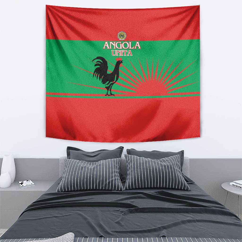 UNITA Angola Tapestry Party Flag Style
