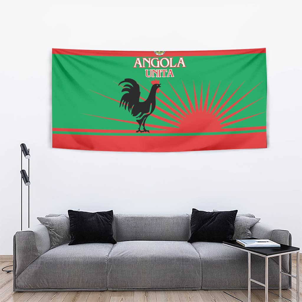 UNITA Angola Tapestry Party Flag Style