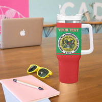 Personalised UNITA Angola Tumbler With Handle Party Flag Style