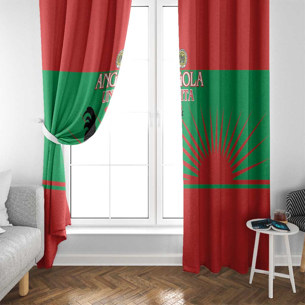 UNITA Angola Window Curtain Party Flag Style