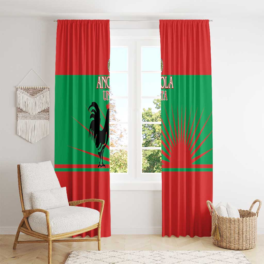 UNITA Angola Window Curtain Party Flag Style