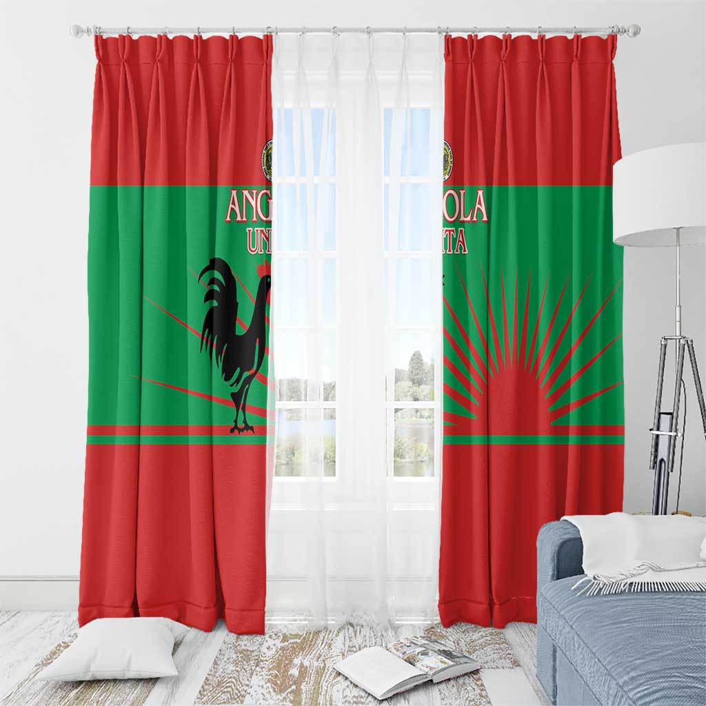 UNITA Angola Window Curtain Party Flag Style