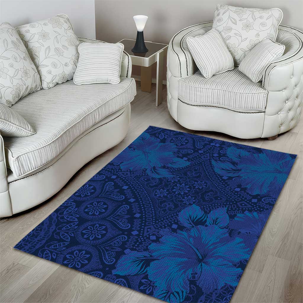 Hibiscus Mix ShweShwe African Pattern Area Rug - Wonder Print Shop