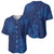 Hibiscus Mix ShweShwe African Pattern Baseball Jersey - Wonder Print Shop