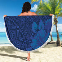 Hibiscus Mix ShweShwe African Pattern Beach Blanket - Wonder Print Shop