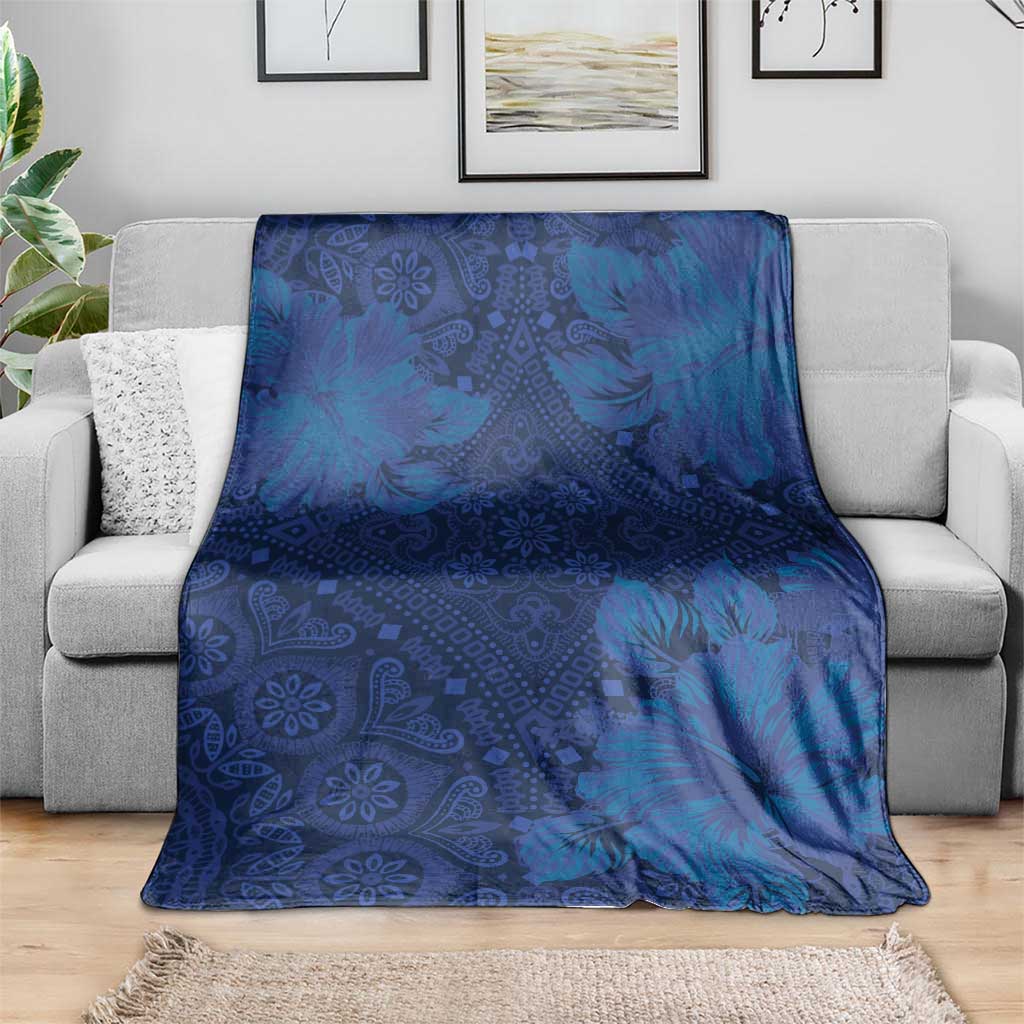 Hibiscus Mix ShweShwe African Pattern Blanket - Wonder Print Shop