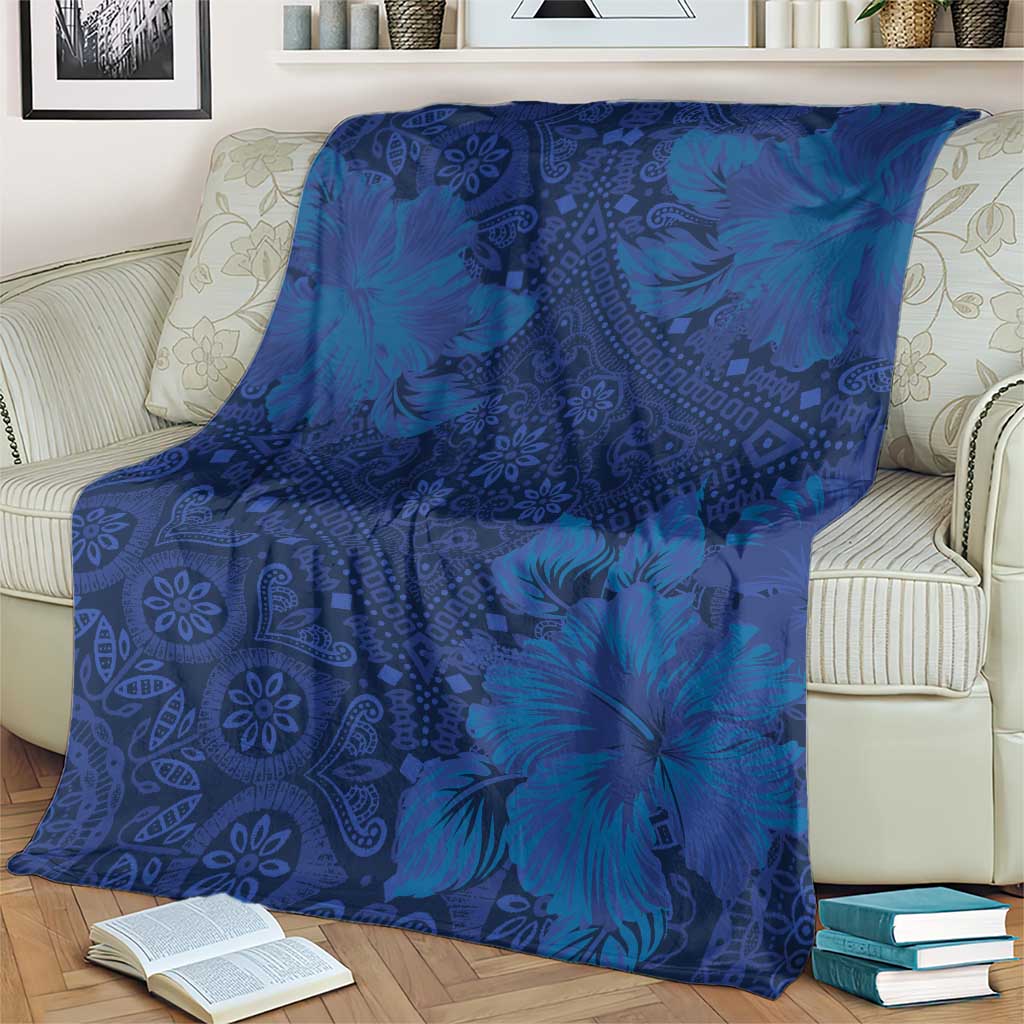 Hibiscus Mix ShweShwe African Pattern Blanket - Wonder Print Shop