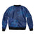 Hibiscus Mix ShweShwe African Pattern Bomber Jacket - Wonder Print Shop