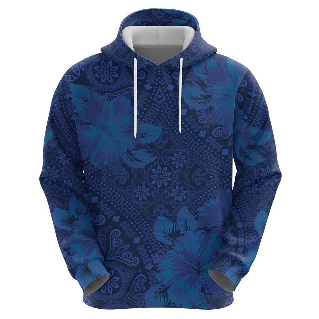 Hibiscus Mix ShweShwe African Pattern Hoodie - Wonder Print Shop