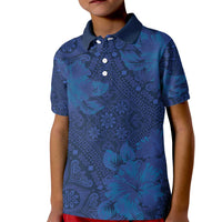 Hibiscus Mix ShweShwe African Pattern Kid Polo Shirt - Wonder Print Shop