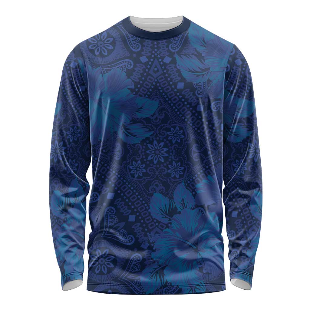 Hibiscus Mix ShweShwe African Pattern Long Sleeve Shirt - Wonder Print Shop
