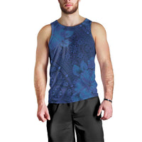 Hibiscus Mix ShweShwe African Pattern Men Tank Top - Wonder Print Shop