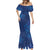 Hibiscus Mix ShweShwe African Pattern Mermaid Dress - Wonder Print Shop