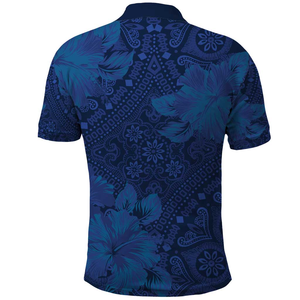 Hibiscus Mix ShweShwe African Pattern Polo Shirt - Wonder Print Shop