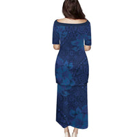 Hibiscus Mix ShweShwe African Pattern Puletasi - Wonder Print Shop