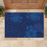 Hibiscus Mix ShweShwe African Pattern Rubber Doormat - Wonder Print Shop