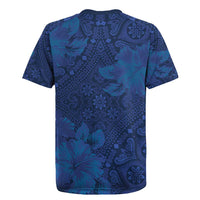 Hibiscus Mix ShweShwe African Pattern Rugby Jersey - Wonder Print Shop