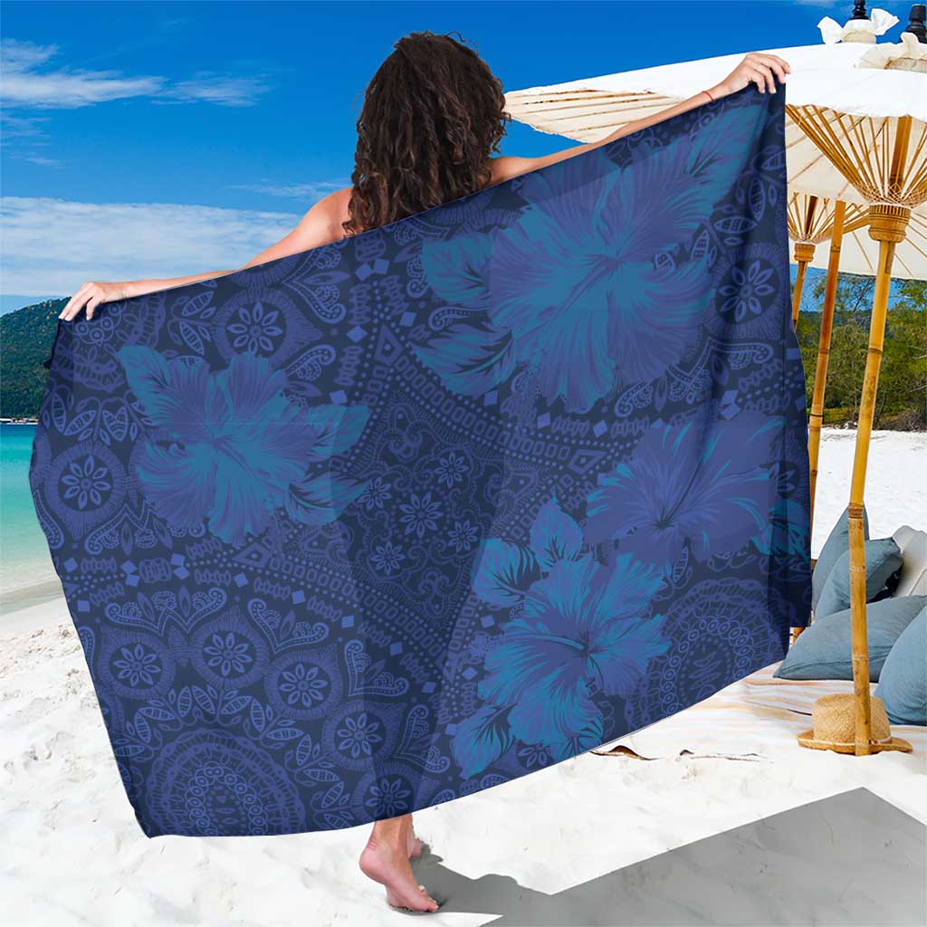 Hibiscus Mix ShweShwe African Pattern Sarong - Wonder Print Shop