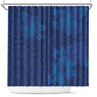 Hibiscus Mix ShweShwe African Pattern Shower Curtain - Wonder Print Shop