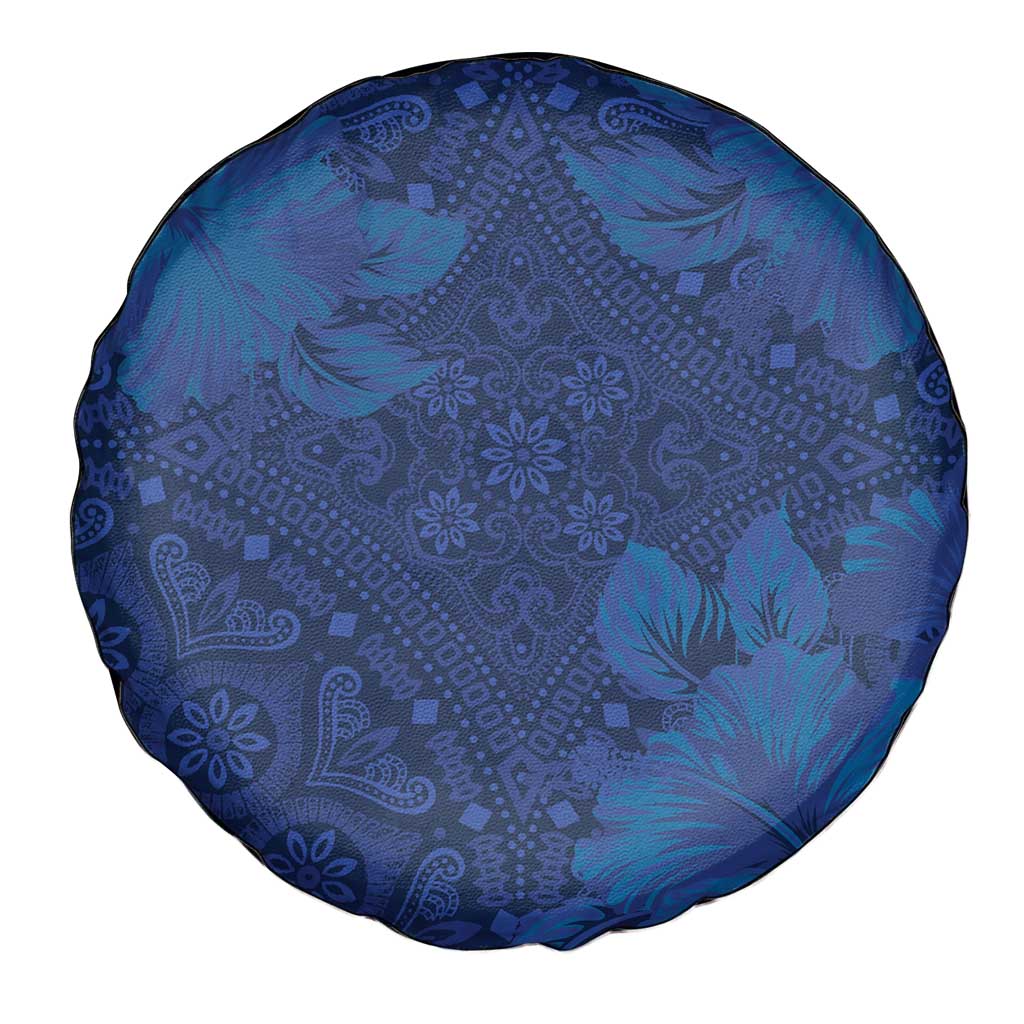 Hibiscus Mix ShweShwe African Pattern Spare Tire Cover - Wonder Print Shop
