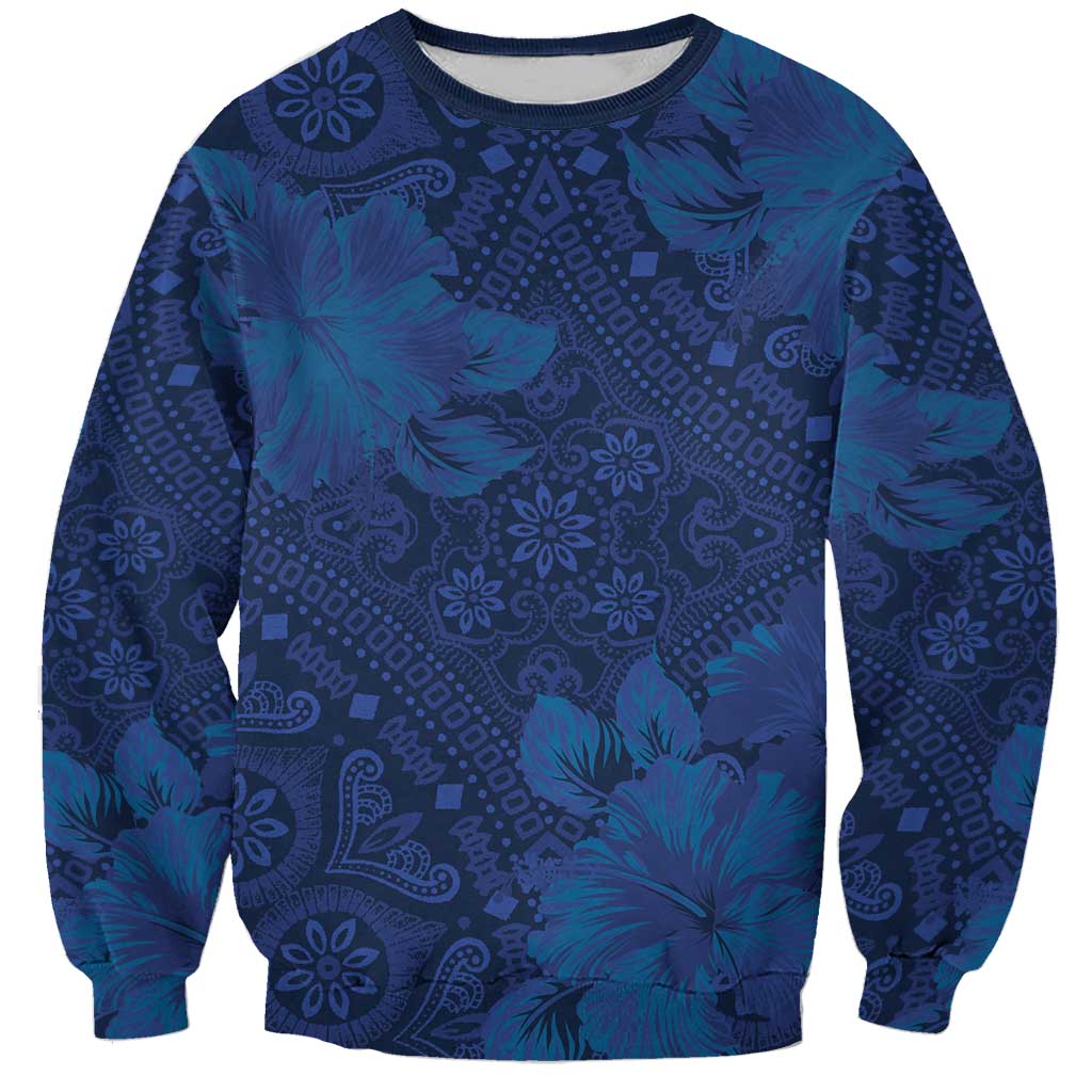 Hibiscus Mix ShweShwe African Pattern Sweatshirt - Wonder Print Shop