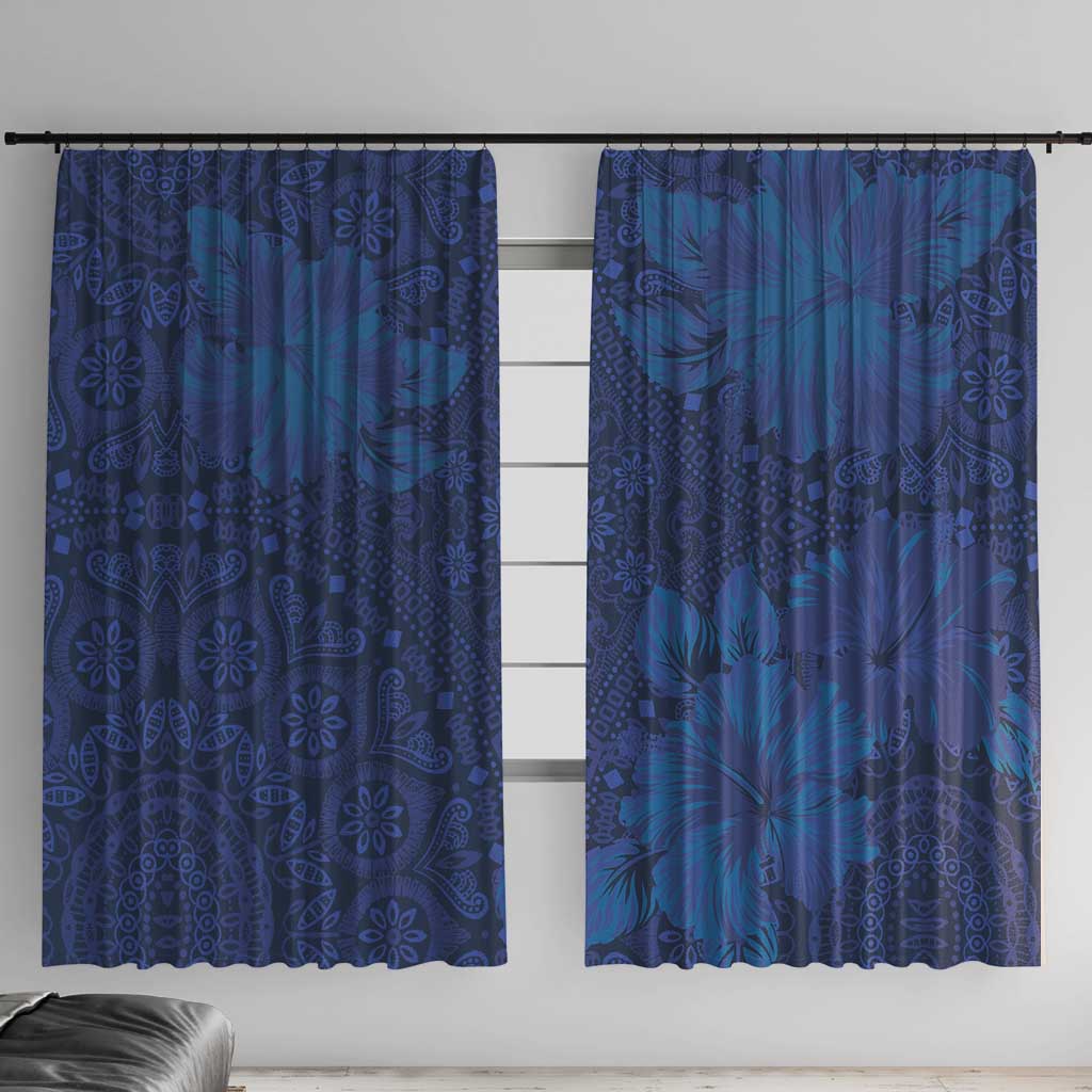 Hibiscus Mix ShweShwe African Pattern Window Curtain - Wonder Print Shop