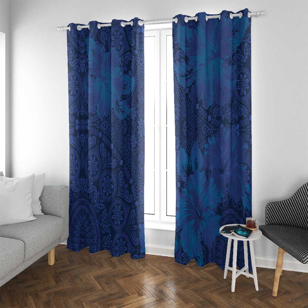 Hibiscus Mix ShweShwe African Pattern Window Curtain - Wonder Print Shop