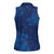 Hibiscus Mix ShweShwe African Pattern Women Sleeveless Polo Shirt - Wonder Print Shop