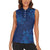 Hibiscus Mix ShweShwe African Pattern Women Sleeveless Polo Shirt - Wonder Print Shop