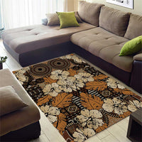 Hibiscus Mix African Pattern Area Rug - Wonder Print Shop