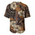 Hibiscus Mix African Pattern Baseball Jersey - Wonder Print Shop