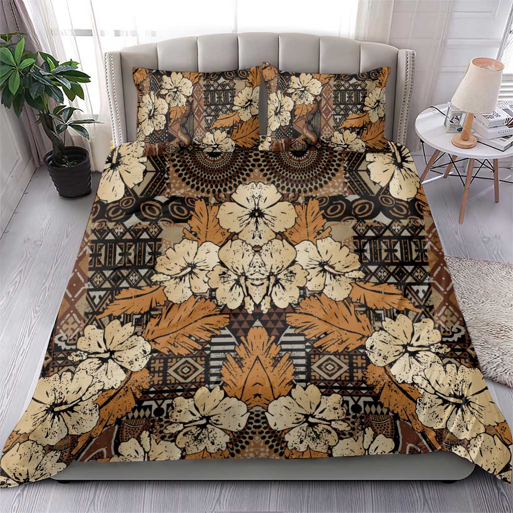 Hibiscus Mix African Pattern Bedding Set - Wonder Print Shop