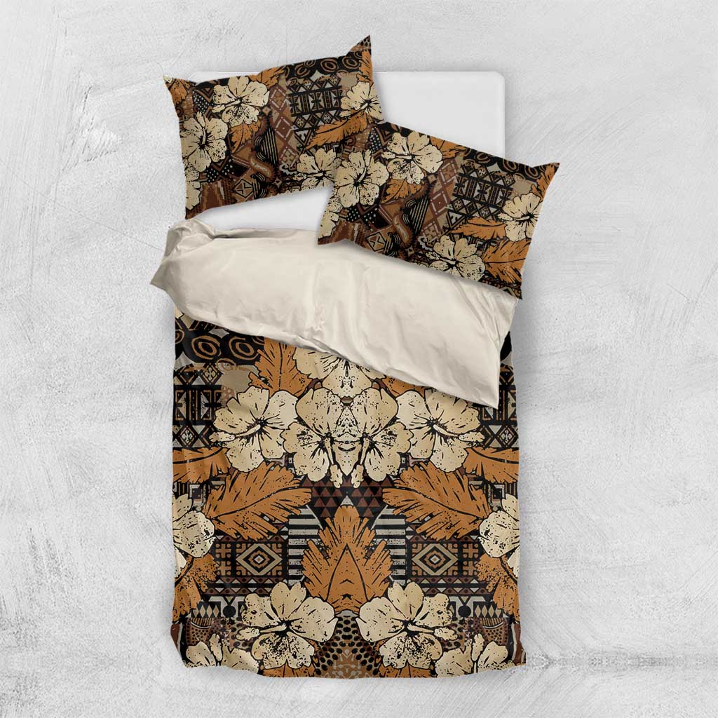 Hibiscus Mix African Pattern Bedding Set - Wonder Print Shop