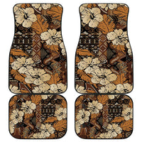 Hibiscus Mix African Pattern Car Mats - Wonder Print Shop